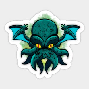 Cthulhu Head Sticker